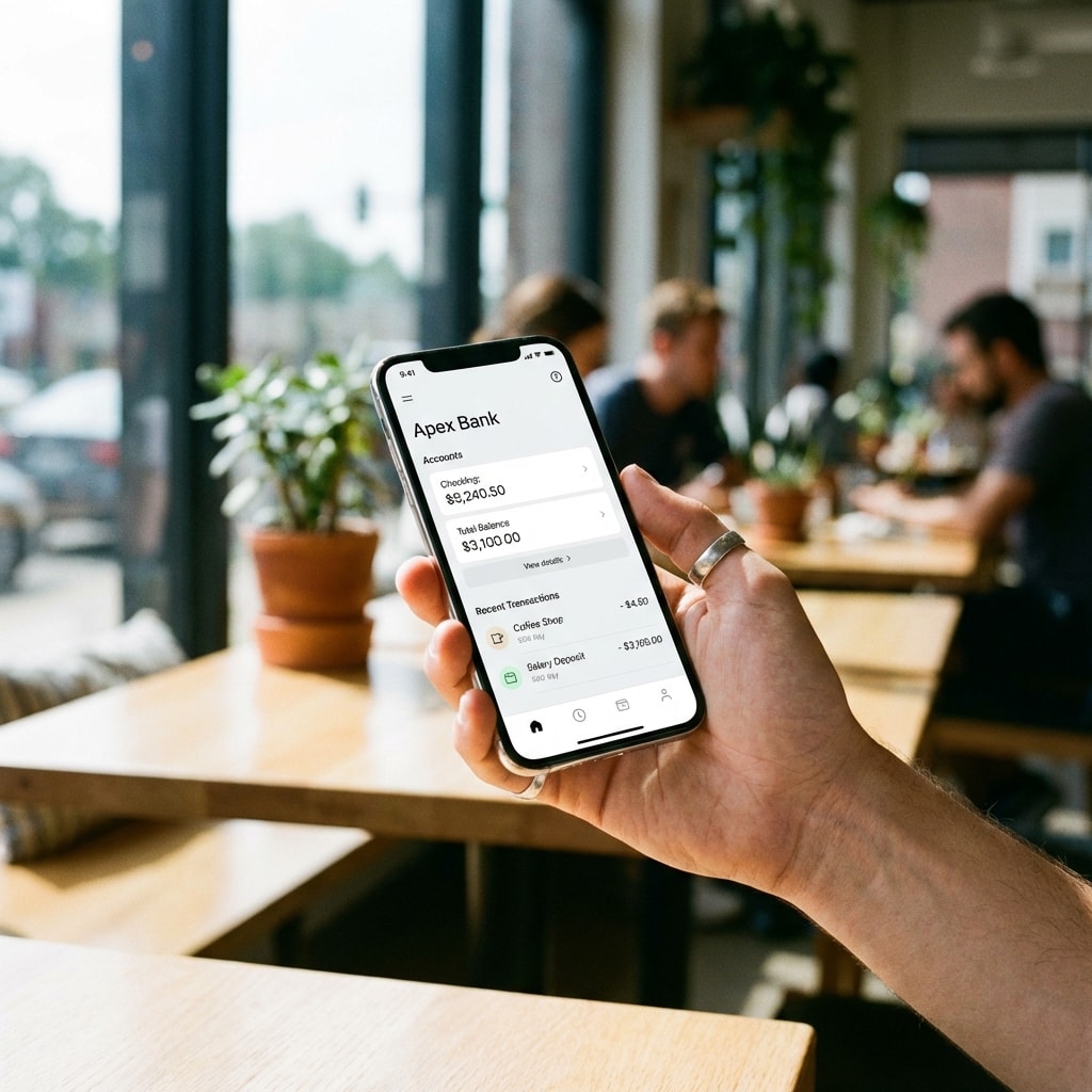 Digital Banking & Neobanking SaaS illustration