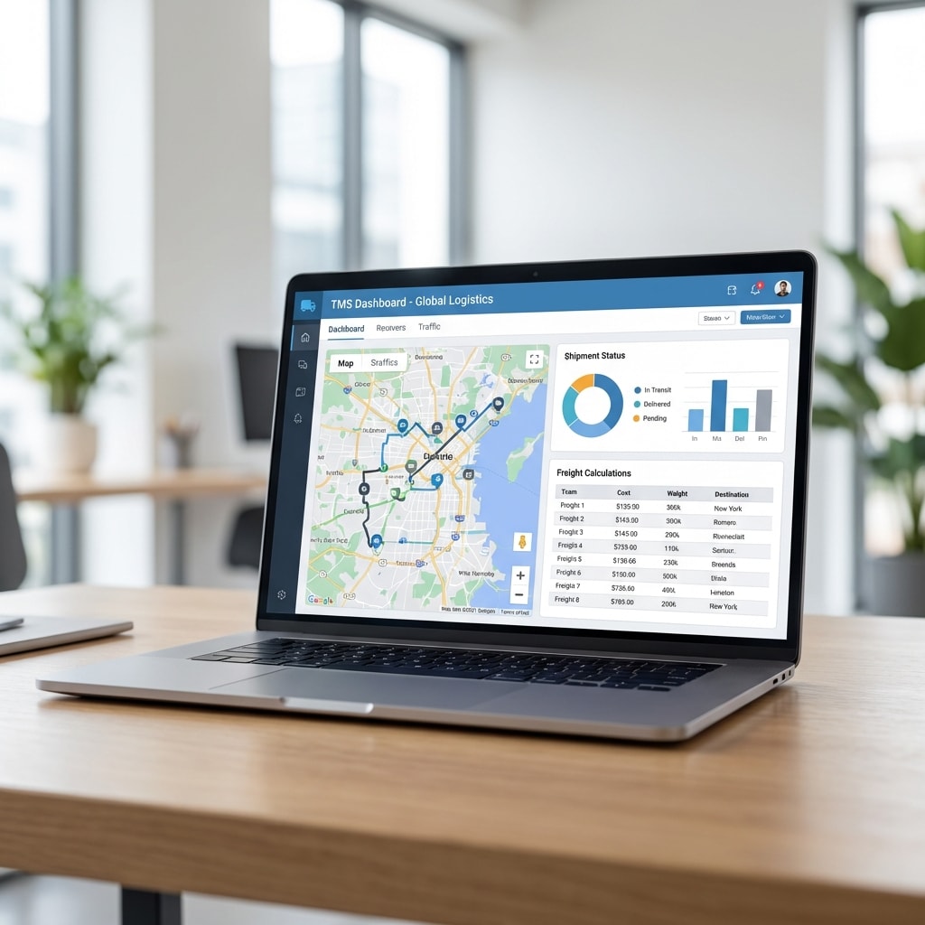 Transportation Management System (TMS) illustration