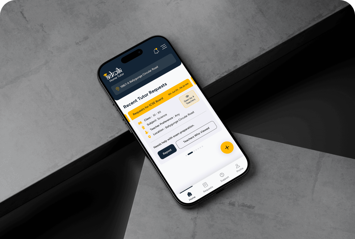 Adwik Home Tutor Mobile Application