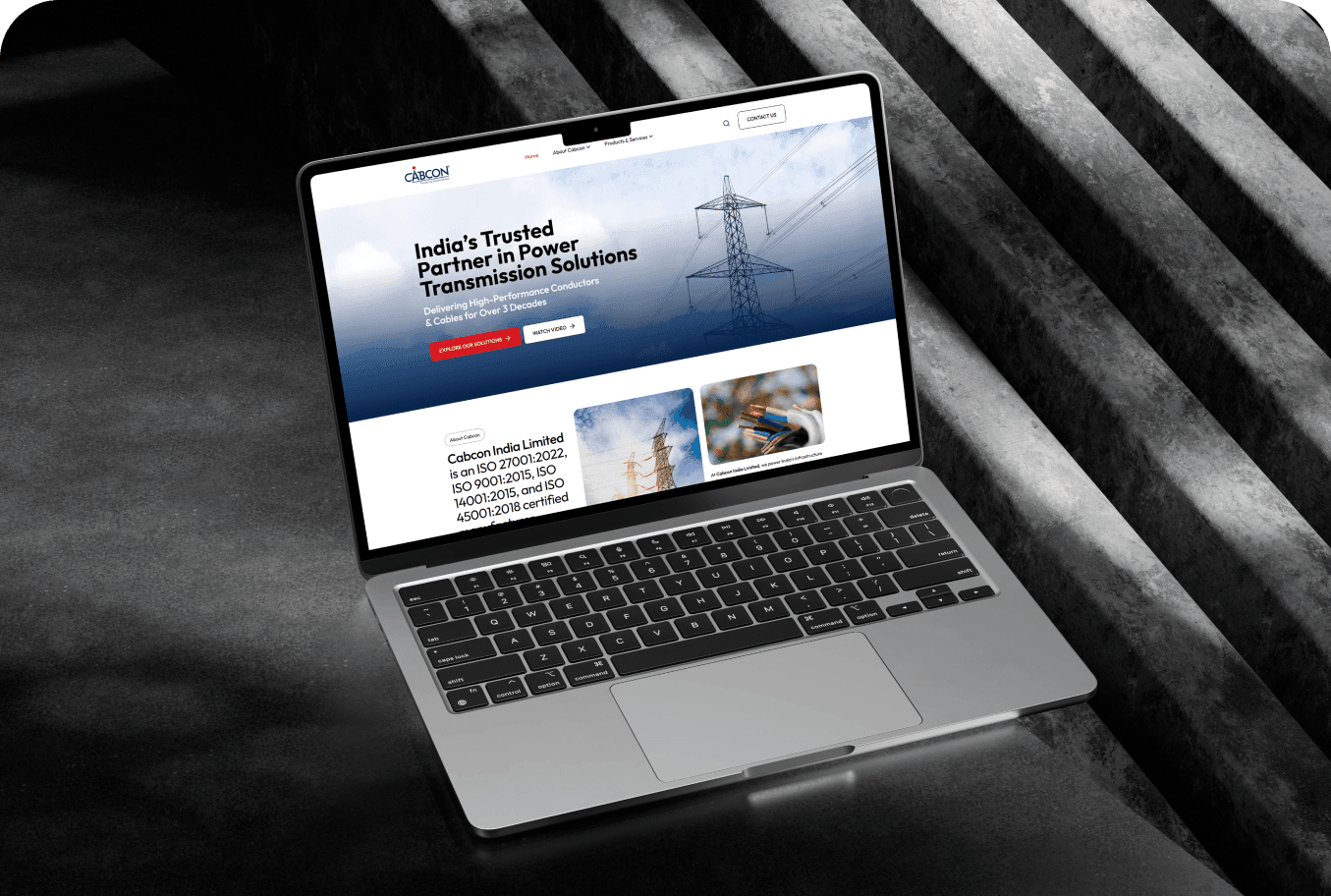 Cabcon Website Design