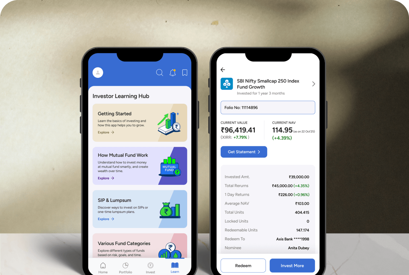 Keemat Financial: Designing a Modern Wealth-Tech Mobile Experience for Investors