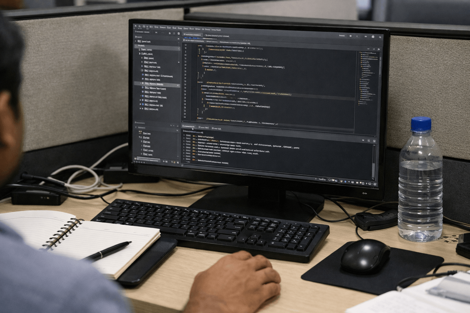 Custom Blockchain Development illustration